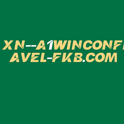 Logo da XN--A1WINCONFIAVEL-FKB